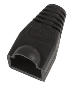 MicroConnect plastová krytka pre konektory RJ45, čierna