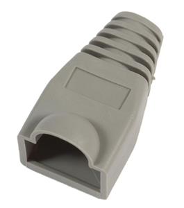 MicroConnect plastová krytka pre konektory RJ45, sivá