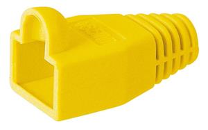 MicroConnect plastová krytka pre konektory RJ45, žltá