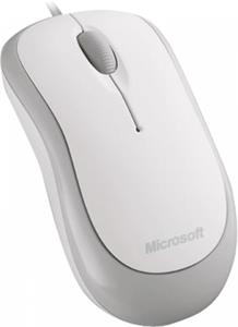 Microsoft Basic, optická myš, Mac/Win, USB, biela