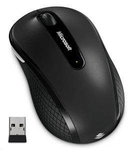 Microsoft Myš Wireless Mobile Mouse 4000, bezdrôtová myš, čierna
