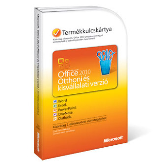 Microsoft OEM Office Home and Business 2010 Hungarian - PKC - pre podn