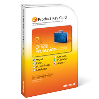 Microsoft OEM Office Professional 2010 English - PKC