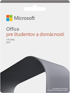 Microsoft Office 2021 pre študentov a domácnosti, el. licencia