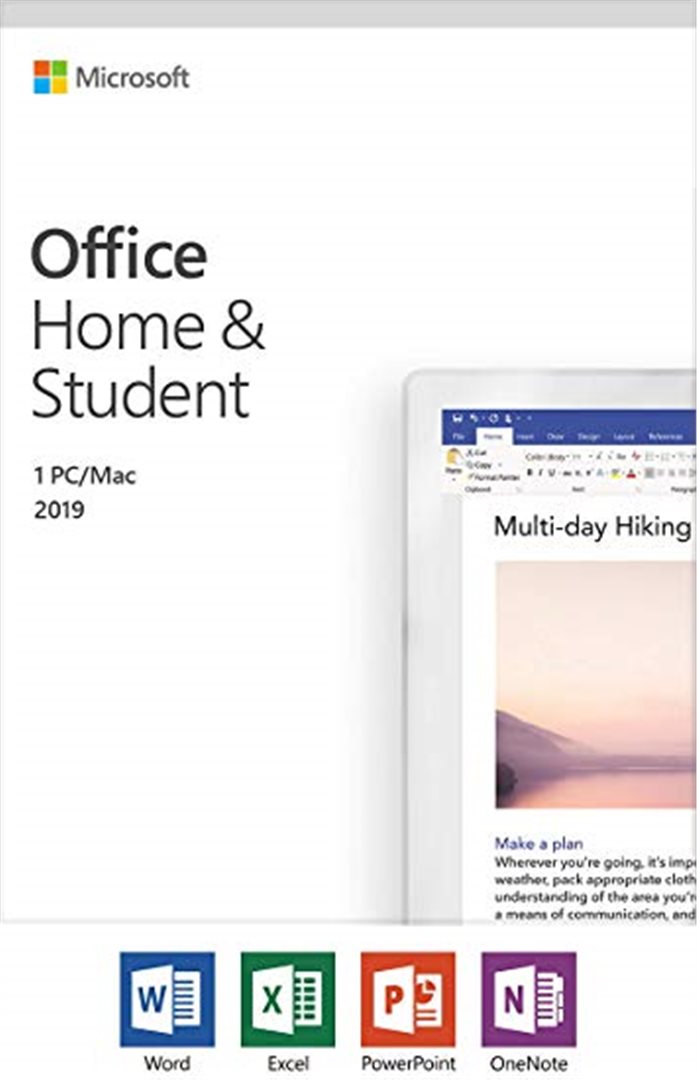 Microsoft Office Home and Student 2019 English Medialess