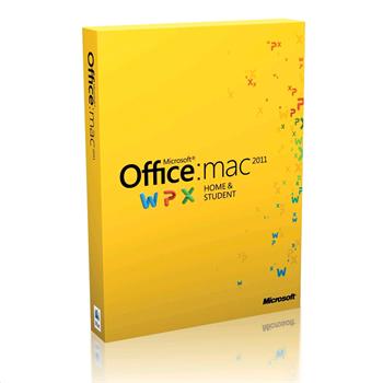 Microsoft Office Mac Home and Student 2011 English - Online