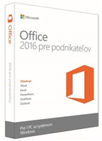 Microsoft Office pre podnikatelov 2016 English Medialess