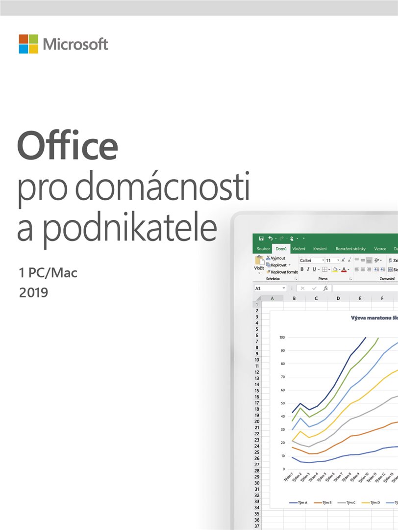 Microsoft Office pre podnikateľov 2019 Czech Medialess / Office Home and Business