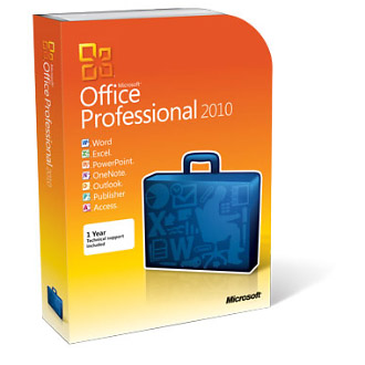 Microsoft Office Professional 2010 32-bit/x64 English Intl DVD