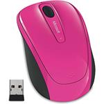 Microsoft Wireless Mobile Mouse 3500, myš, ružová