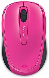 Microsoft Wireless Mobile Mouse 3500, myš, ružová