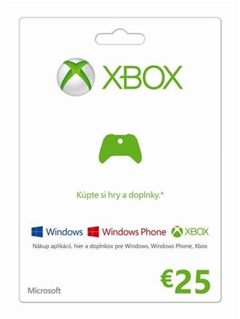 Microsoft XBOX 360 LIVE CSV 25 Euro