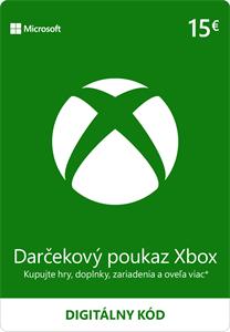 Microsoft Xbox, darčekový poukaz v hodnote 15 eur