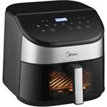 Midea teplovzdušná fritéza, MAD55000ADK0, strieborná