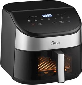 Midea teplovzdušná fritéza, MAD55000ADK0, strieborná