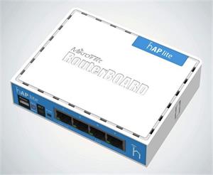 Mikrotik RB941-2nD + L4, (650MHz; 32MB RAM, 4xLAN switch, 1x 2,4GHz plastic case, zdroj)