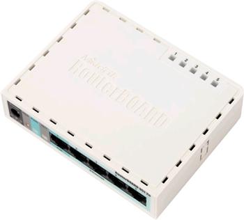 MIKROTIK RouterBOARD 951-2n + L4 (300MHz; 32MB RAM, 5xLAN switch, 1x 2,4GHz plastic case, zdroj)