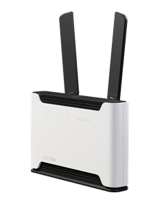 MIKROTIK RouterBOARD Chateau 5G + L4 (716MHz; 256MB RAM, 5xGLAN switch, 1x 2,4+5GHz 802.11ac,  5G plastic case, zdroj)