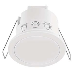 Mikrovlnný senzor prítomnosti IP20 24GHZ 2000W, biela
