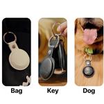 MiLi MiTag, smart lokátor s koženou kľúčenkou, hnedá