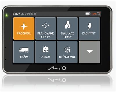 MIO Combo 5207 TRUCK / KARAVAN GPS naviggácia, LCD 5", mapy EU (44) Lifetime