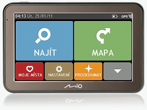 MIO Spirit 7100 GPS navigace, LCD 5", mapy EU (44)