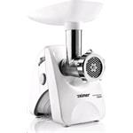 Mlynček na mäso ZELMER MM 1200.80, 650 W, nástavec na klobásy, lis na OZ, prídavné strúhadlá, mlynček na mak, biela/sivá