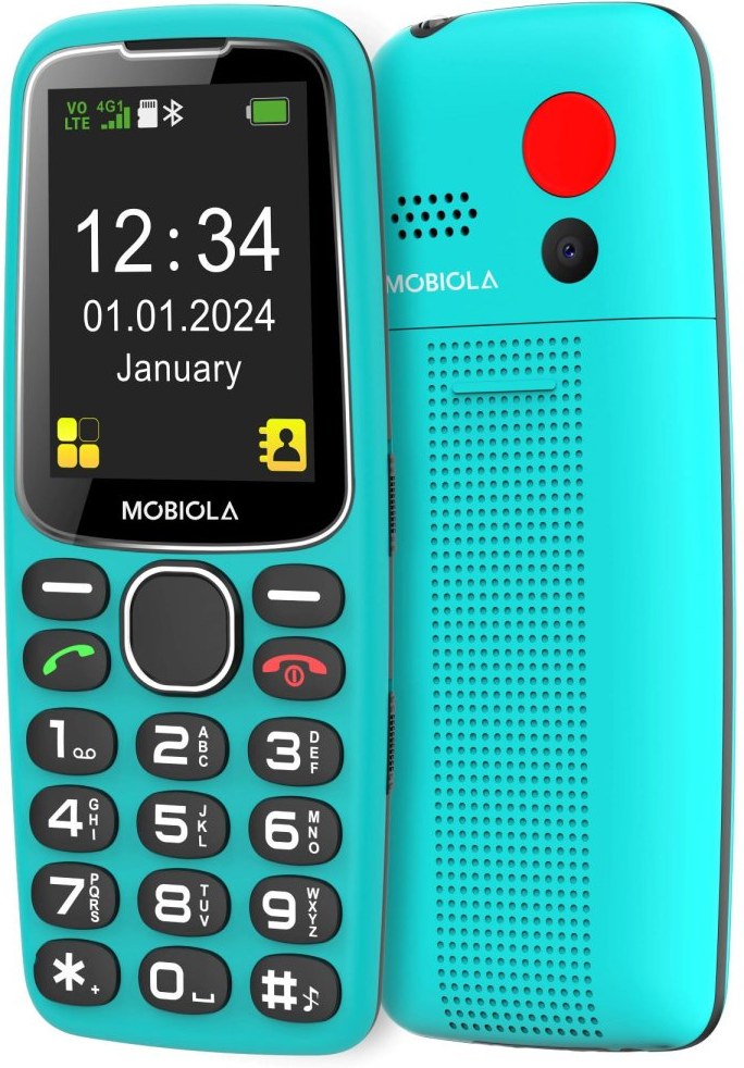 MOBIOLA MB4120 4G, tyrkysová