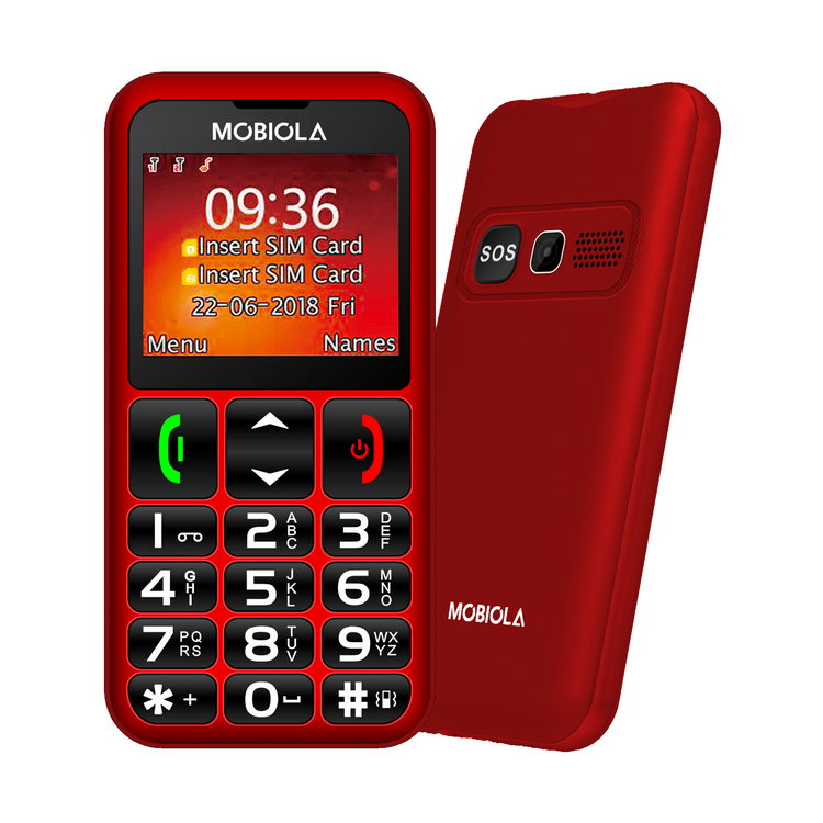 Mobiola MB700, Dual SIM, červená