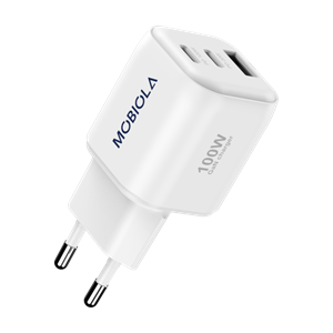 Mobiola, nabíjací adaptér, 100W (2× USB-C+USB-A)