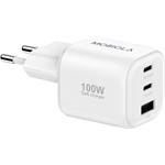 Mobiola, nabíjací adaptér, 100W (2× USB-C+USB-A)