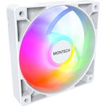 Montech GF120 PWM ARGB, ventilátor 120mm, 3ks, biely