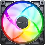 Montech GF120 PWM ARGB, ventilátor 120mm, 3ks, čierny