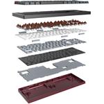 Montech MKey TKL, mechanická herná klávesnica, US layout, Darkness