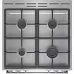 Mora K 8668 B1X6, sporák kombinovaný, nerez