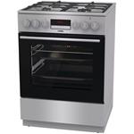 Mora K 8668 B1X6, sporák kombinovaný, nerez