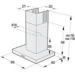 Mora OK 637 X, komínový odsávač pár