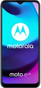 Motorola Moto E20, 32 GB, Dual SIM, modrá
