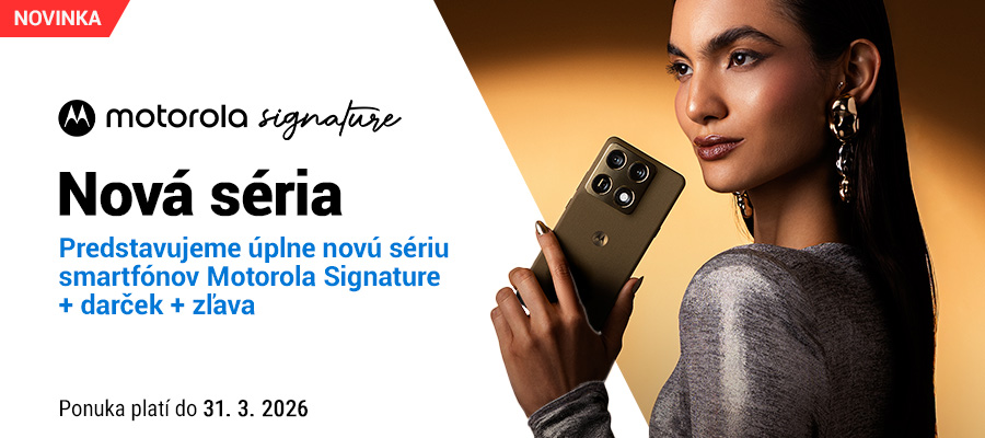 Motorola Signature - novinka so zľavou a darčekom