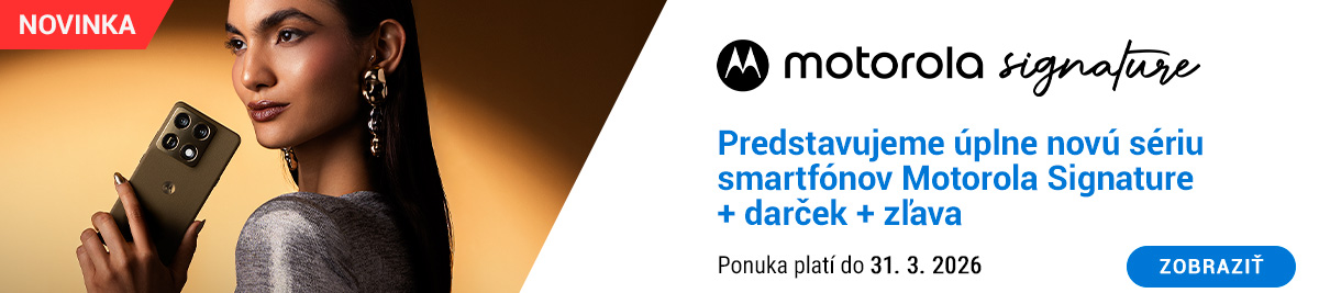 Motorola Signature - novinka so zľavou a darčekom