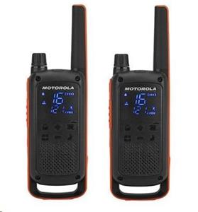 Motorola vysielačky TLKR T82, čierno-oranžová