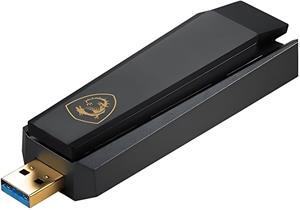 MSI AXE5400, WiFi USB adaptér