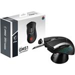 MSI CLUTCH GM51 Lightweight Wireless, herná myš, čierna