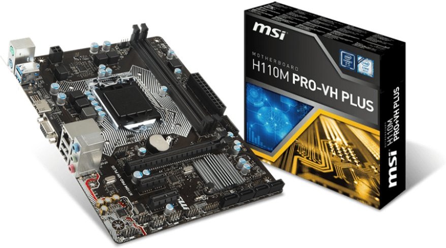 Материнская плата msi h110m pro vd plus какие процессоры поддерживает