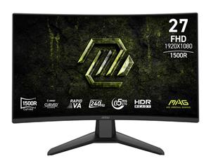 MSI MAG/274CF X24/27"/VA/FHD/240Hz/0,5ms/Černá/3R
