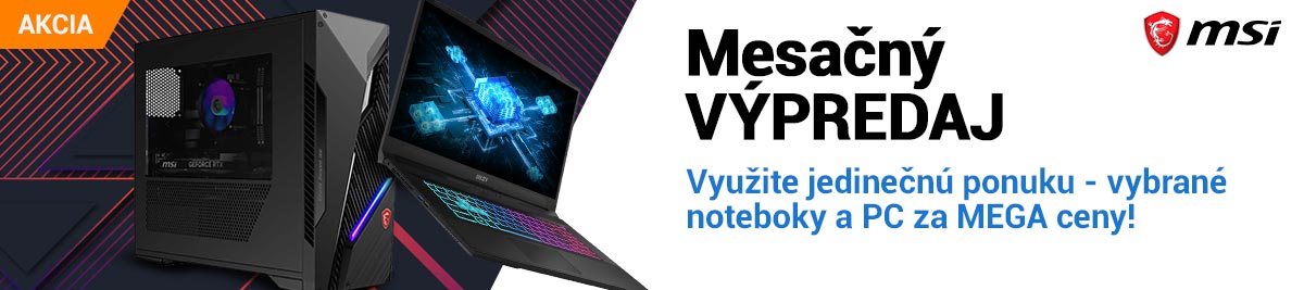 MSI mesačny vypredaj