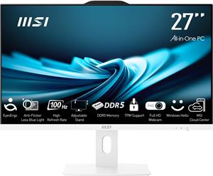 MSI PRO/AP272P 14M-641EU/27"/FHD/i3-14100/8GB/256GB SSD/UHD 730/W11H/White/2R