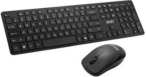 MSI RF1430-CZ , bezdrátový set klávesnica a myš MA04 1600DP, CZ/SK, Čierny