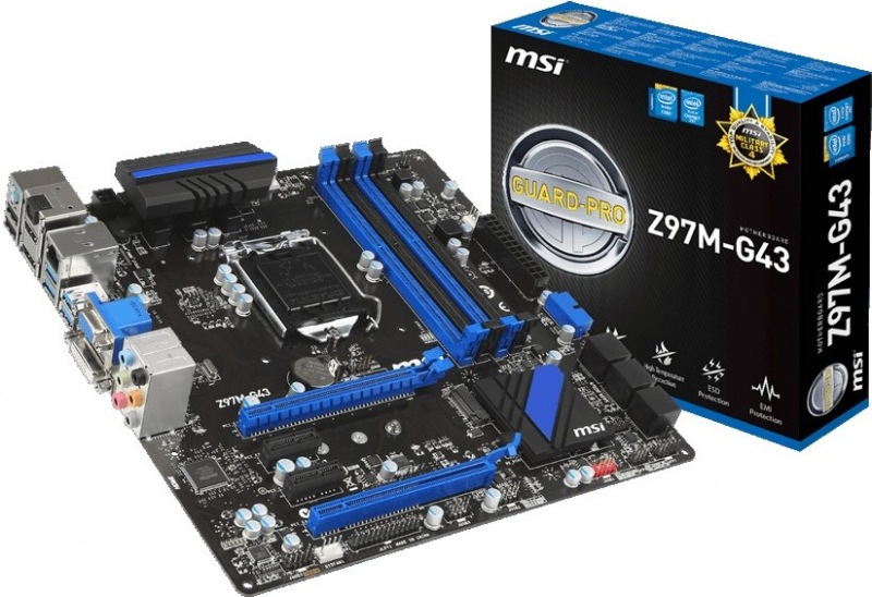 Msi z97 g43 нет звука