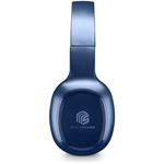 Music Sound bluetooth slúchadlá s hlavovým mostom a mikrofónom, modré